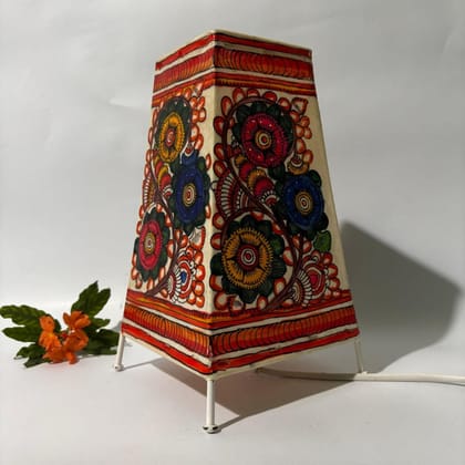 8 inch Flower design square lamp