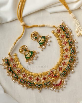 Gold Polish Silver Necklace CHN1714