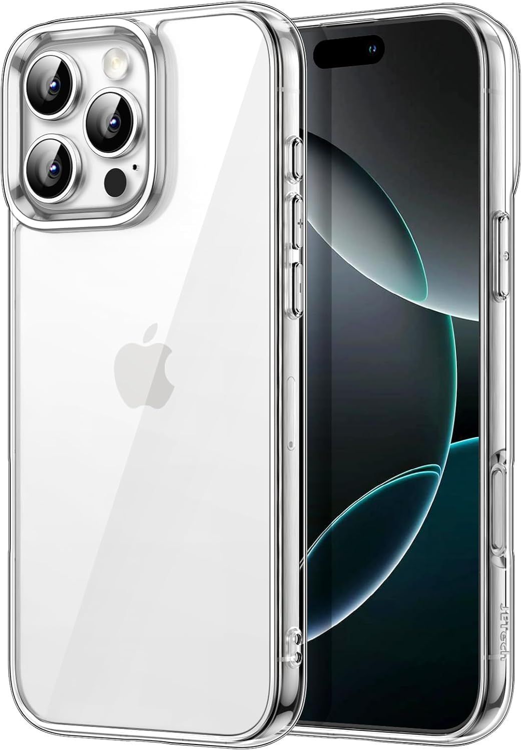 JGD PRODUCTS for iPhone 16 Pro (2024) Premium Transparent Hybrid Soft Slim Dust Proof Back Case Cover with Camera Protection JGD PRODUCTS for iPhone 16 Pro (2024) Premium Transparent Hybrid Soft Slim Dust Proof Back Case Cover with Camera Protection - Tr