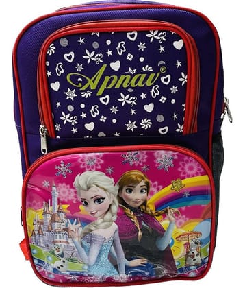 Apnav - Purple Polyester Backpack For Kids