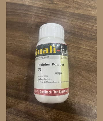 Sulphur Powder for Anti-Iron Experiment