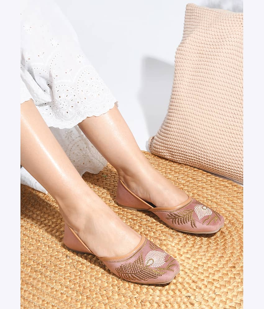 JM Looks Peach Women's Casual Ballerinas