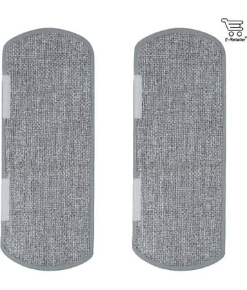 E-Retailer Set of 2 Polyester Gray Fridge Handle Cover