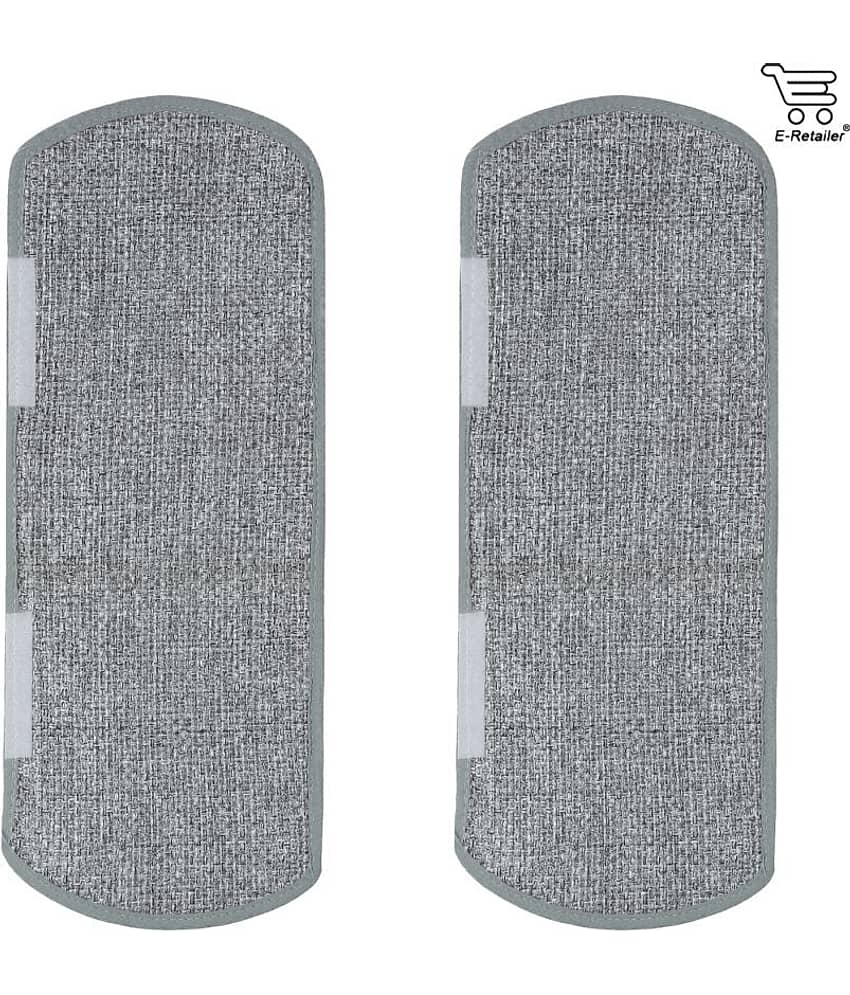 E-Retailer Set of 2 Polyester Gray Fridge Handle Cover