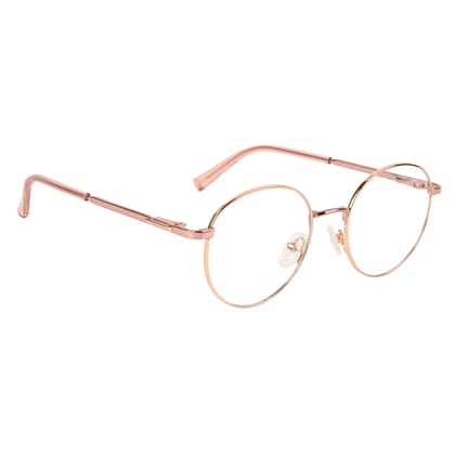 TERRY & CO | Zero Power Blue Cut Eyeglasses | Metal Frame | Small Size | Anti-Reflective, UV Protection, Lightweight | Spring Hinges | Unisex