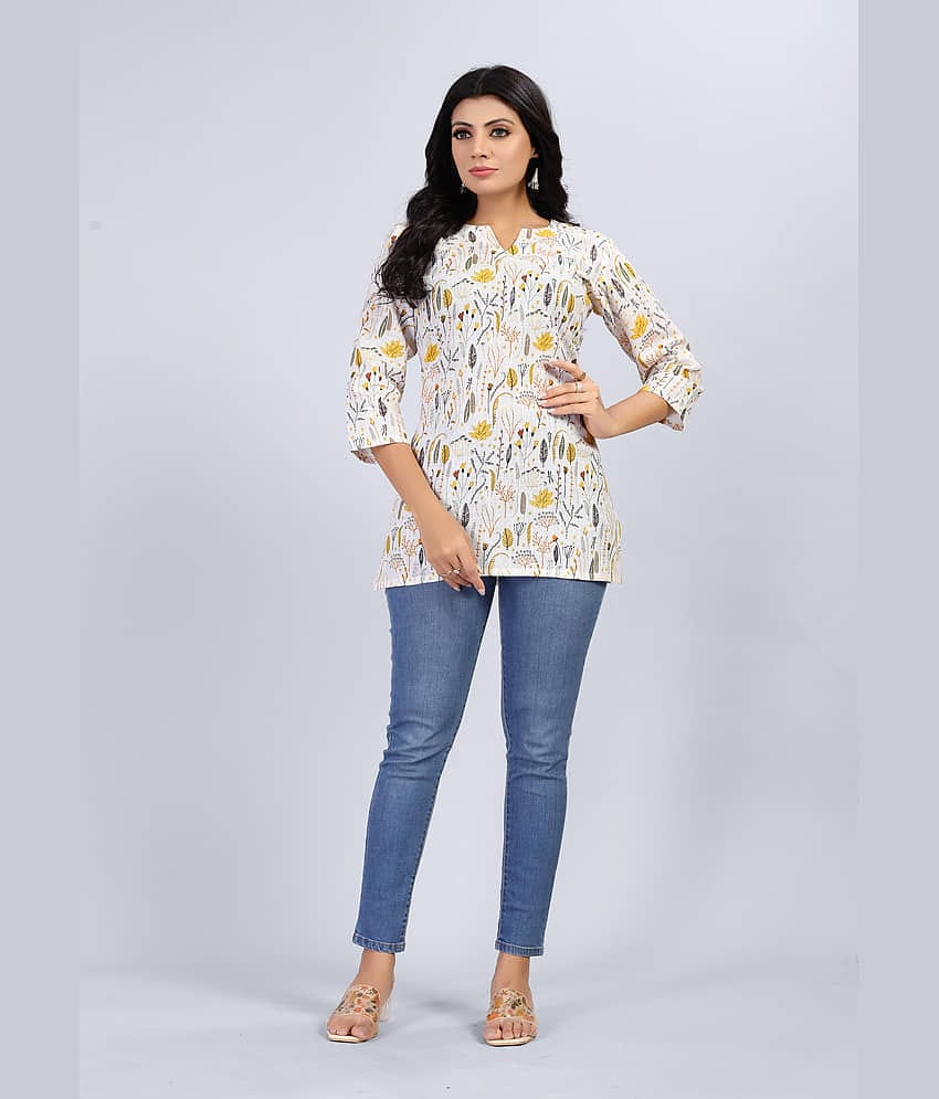 Linen Short Kurti For Women (Pack of 1)