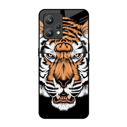 Angry Tiger Glass Case For Realme 9 Pro Plus