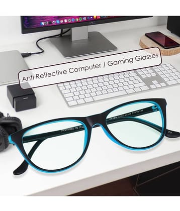 Peter Jones Black Cat Eye Eyeglass Frame ( Pack of 1 )