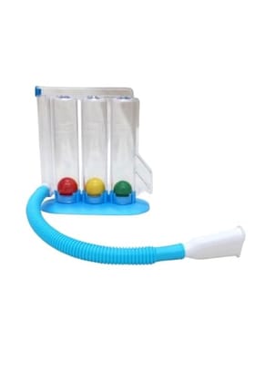 FAIRBIZPS 3 Balls Incentive Spirometer Breathing Exerciser for Deep Breathing Lung Exercise FAIRBIZPS 3 Balls Incentive Spirometer Breathing Exerciser for Deep Breathing Lung Exercise