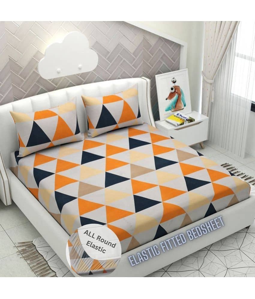 Apala Microfiber Double Bedsheet ( White )