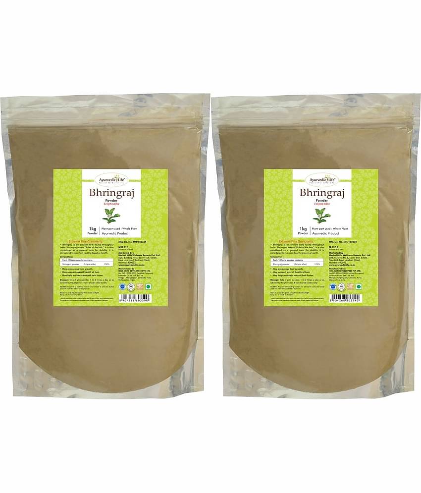 Ayurvedic Life Bhringraj Powder 1 kg Pack of 2