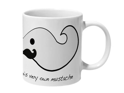 Multicolor Mr Mustache Has His Very Own Mustache Ceramic Mug