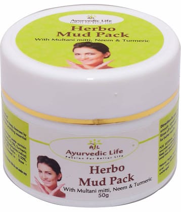Ayurvedic Life Herbo Mud Pack Paste 50 Gm Pack of 1