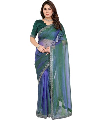 ANAND SAREES Net Solid Ilkal Saree With Unstitched Blouse Piece ( Yellow )