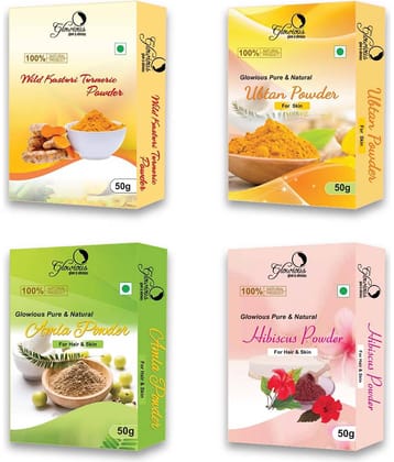 glowious - Skin Toning Face Pack for Normal Skin ( Pack of 4 )