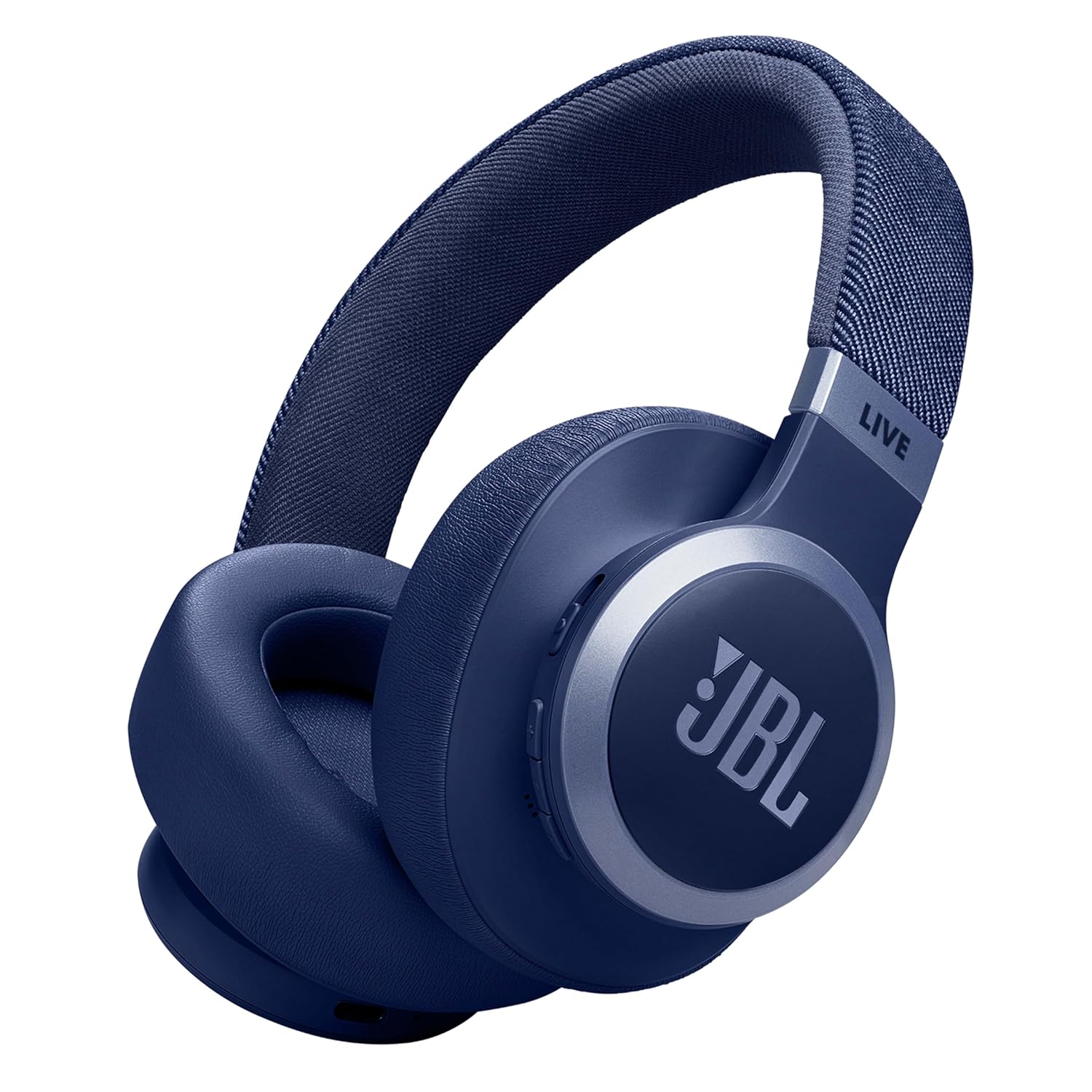 JBL Live 770NC True Adaptive Noise Cancellation Headphones Wireless Over Ear- Blue