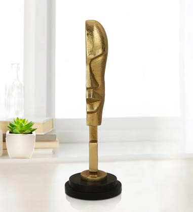 Cocovey GoldDazzle Aluminium Table Accent Pack of 1 L 9 x W 9 x H 28 cm
