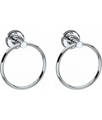 Bathfax - Towel Hanger S.S Heavy Oval 2pcs