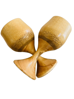 ASOMI BAMBOO WINE GLASS / JUICE GLASS