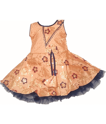 harshvardhanmart.com Baby Girls Cotton Blend Frocks ( Green )