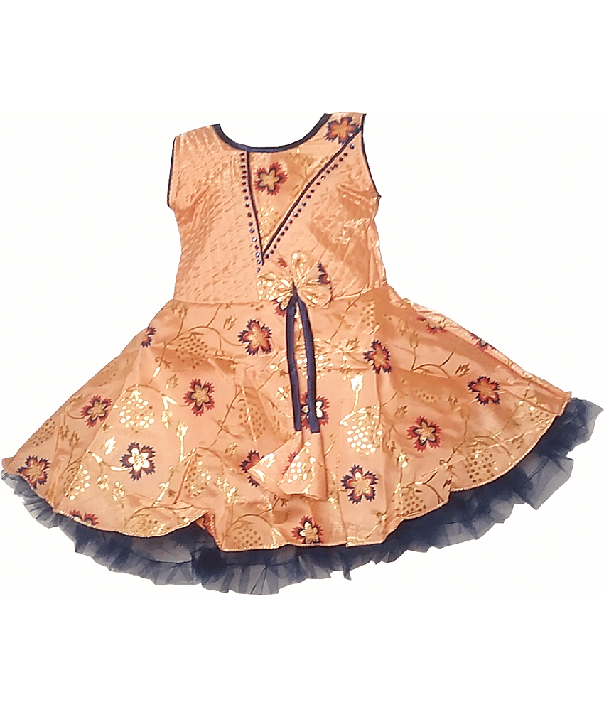 harshvardhanmart.com Baby Girls Cotton Blend Frocks ( Green )