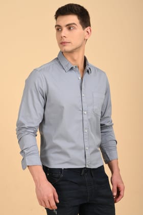 Susanne - Fine Cavalry Twill Shirt - Petrol-M-40 / PETROL