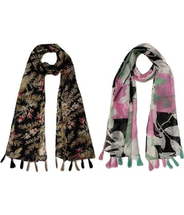 stolevilla Multi Printed Poly Cotton Yarn Stoles