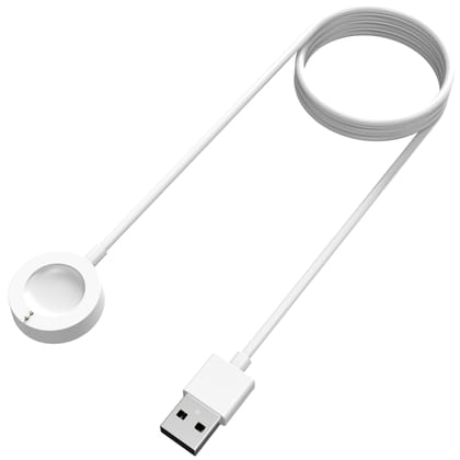 Sounce Charger Compatible with Fossil Gen 4, Gen 5, Skagen falster 2, Misfit Vapor 2 - USB Charging Cable 3.3ft 100cm PVC Material and Copper Wire - Smartwatch Accessories(White) Sounce Charger Compatible with Fossil Gen 4, Gen 5, Skagen falster 2, Misfit Vapor 2 - USB Charging Cable 3.3ft 100cm PVC Material and Copper Wire - Smartwatch Accessories(White)