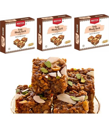 Indiyum Kaju Dodha 600 gm Pack of 3