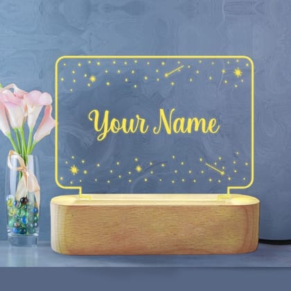 Star Lamp with Name : Unique Personalized Gift