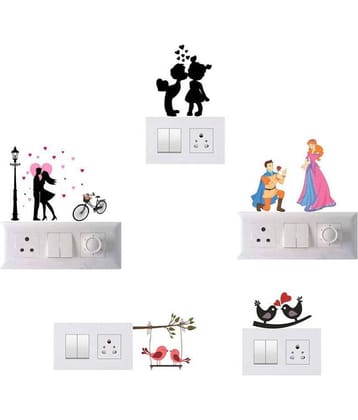 Asmi Collection Switches Sticker Romance & Love Sticker ( 12 x 20 cms )