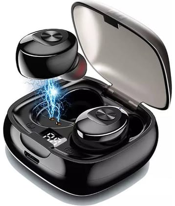 VEhop XG-8 with ENC On Ear True Wireless (TWS) 30 Hours Playback IPX4(Splash & Sweat Proof) Powerfull bass,Fast charging -Bluetooth V 5.0 Black