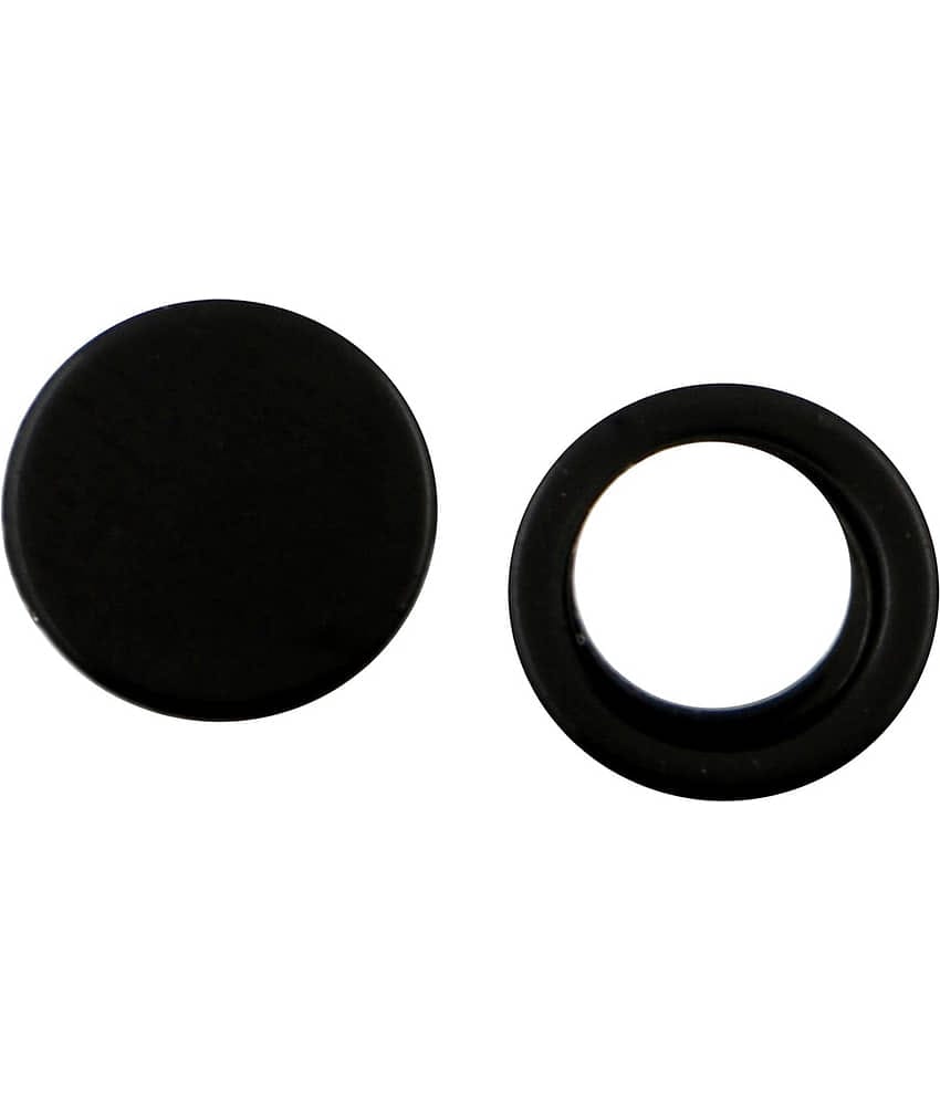 The Jewelbox Balck Stainless Steel Stud Earrings