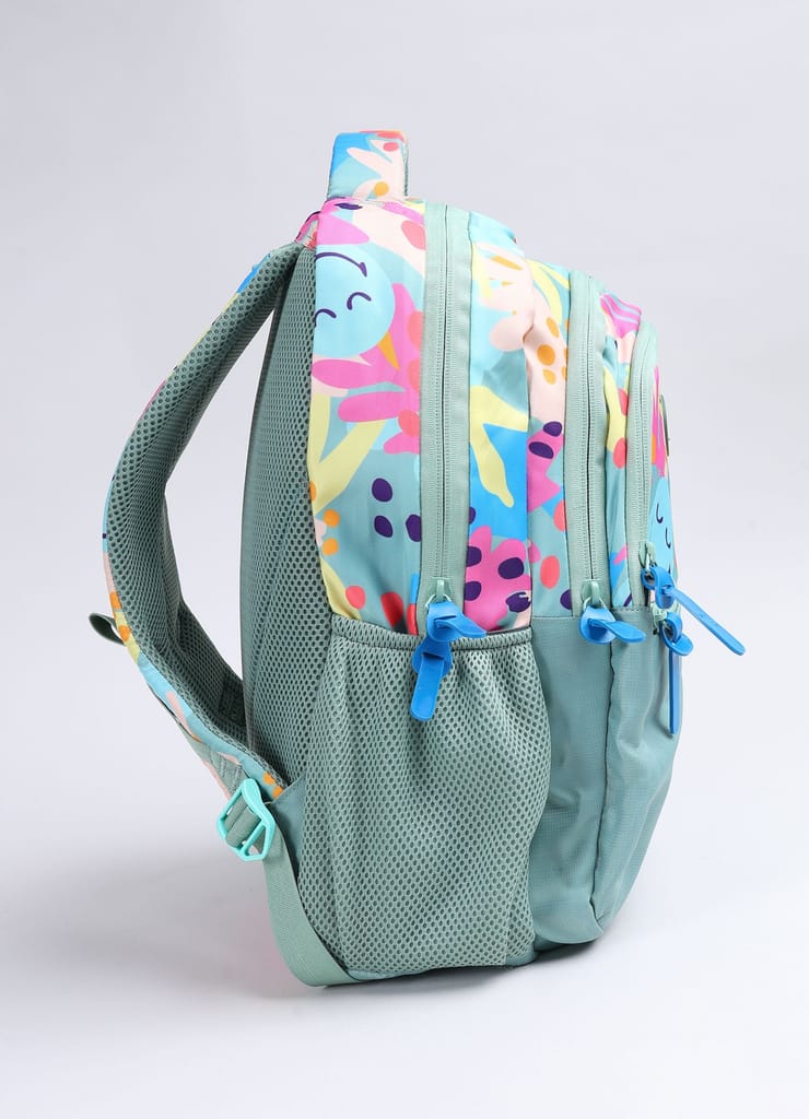 PB Pearlbags Polyester Water Resistant Casual Backpack With Pencil Pouch For School For Boys and Girls