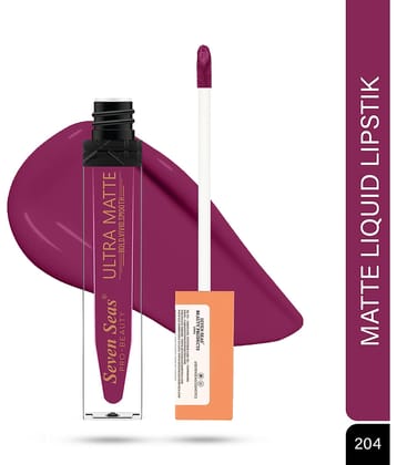 Seven Seas Ultra Matte BOLD,VIVID,SMOOTH The Luxurious Smooth Lipcolor Liquid Lipstick(Monza-1)