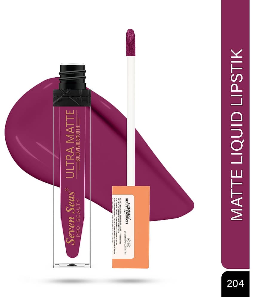 Seven Seas Ultra Matte BOLD,VIVID,SMOOTH The Luxurious Smooth Lipcolor Liquid Lipstick(Monza-1)