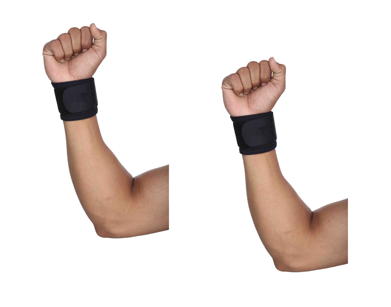 EZYFIT Premium Neoprene Loop Deluxe Wrist Support, Sport Wrist Wrap for Wrist Pain Relief, One Size Fits Most - Black