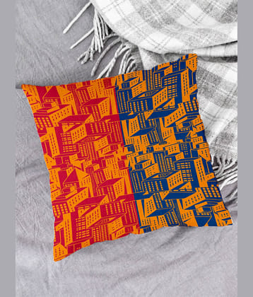 Houzzcode - Water Repellent Multi Polyester Pillow Covers 40x40x3 ( Pack of 1 )