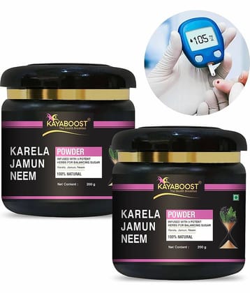 KAYABOOST Pure Karela Jamun and Neem Powder 400 gm