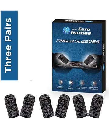 Pubg Breathable Anti-Sweat Thumb Sleeve, Slip-Proof SweatProof for Android & iOS (Pack of 3 Set)