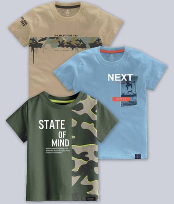 CODEZ Pack of 1 Boys Cotton Blend Polo T-Shirt ( Multicolor )