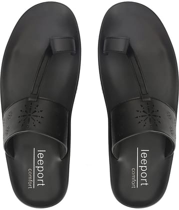 Leeport - Tan Men's Leather Slipper
