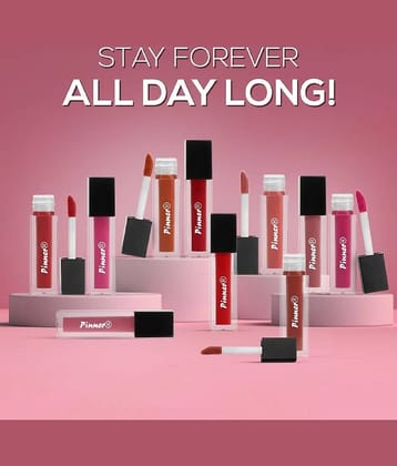 Pinner Multi Shade Everyday use Matte Lipstick (Set of 10)