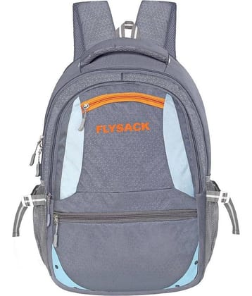 FLYSACK Silver PU Backpack ( 35 Ltrs )