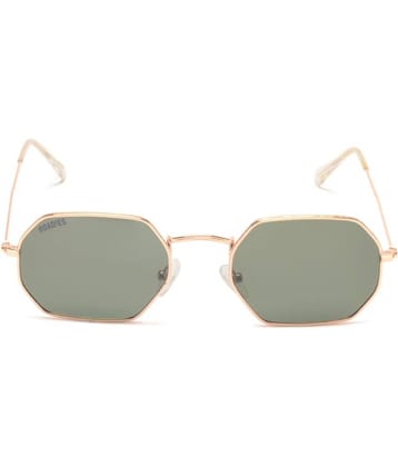 Roadies - Gold Geometric Sunglasses ( Pack of 1 )