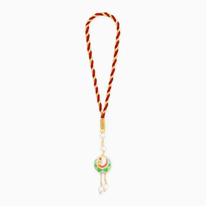 Golden Peacock Lumba Rakhi