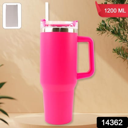 Pink Extra Large Insulated Travel Mug, Tumbler (1200ML - 1 Pc)