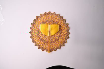Thakur Ji Ki Poshak (Mustard Yellow) (No. 3) Thakur Ji Ki Poshak (Mustard Yellow) (No. 3)