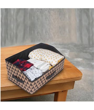 PrettyKrafts Trapozide Storage bin,Closet Bins for Shelves, Closet Shelf organizer Basket,