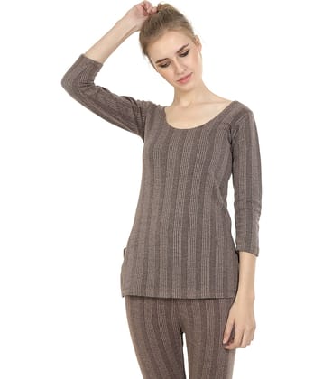 Zeffit Cotton Topwear - Brown